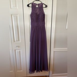 JJ’s House bridesmaid dress, size 6, color: Plum